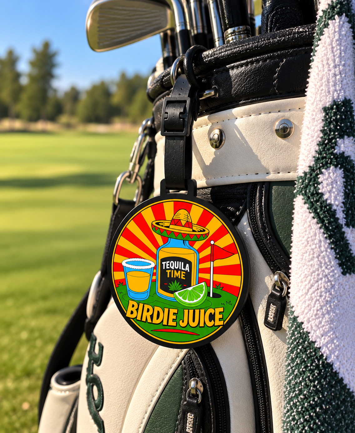 Birdie Juice Golf Bag Tag